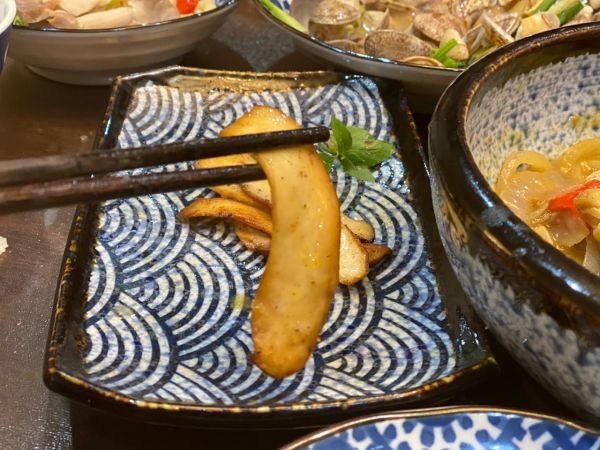 黄油煎黑胡椒杏鲍菇片