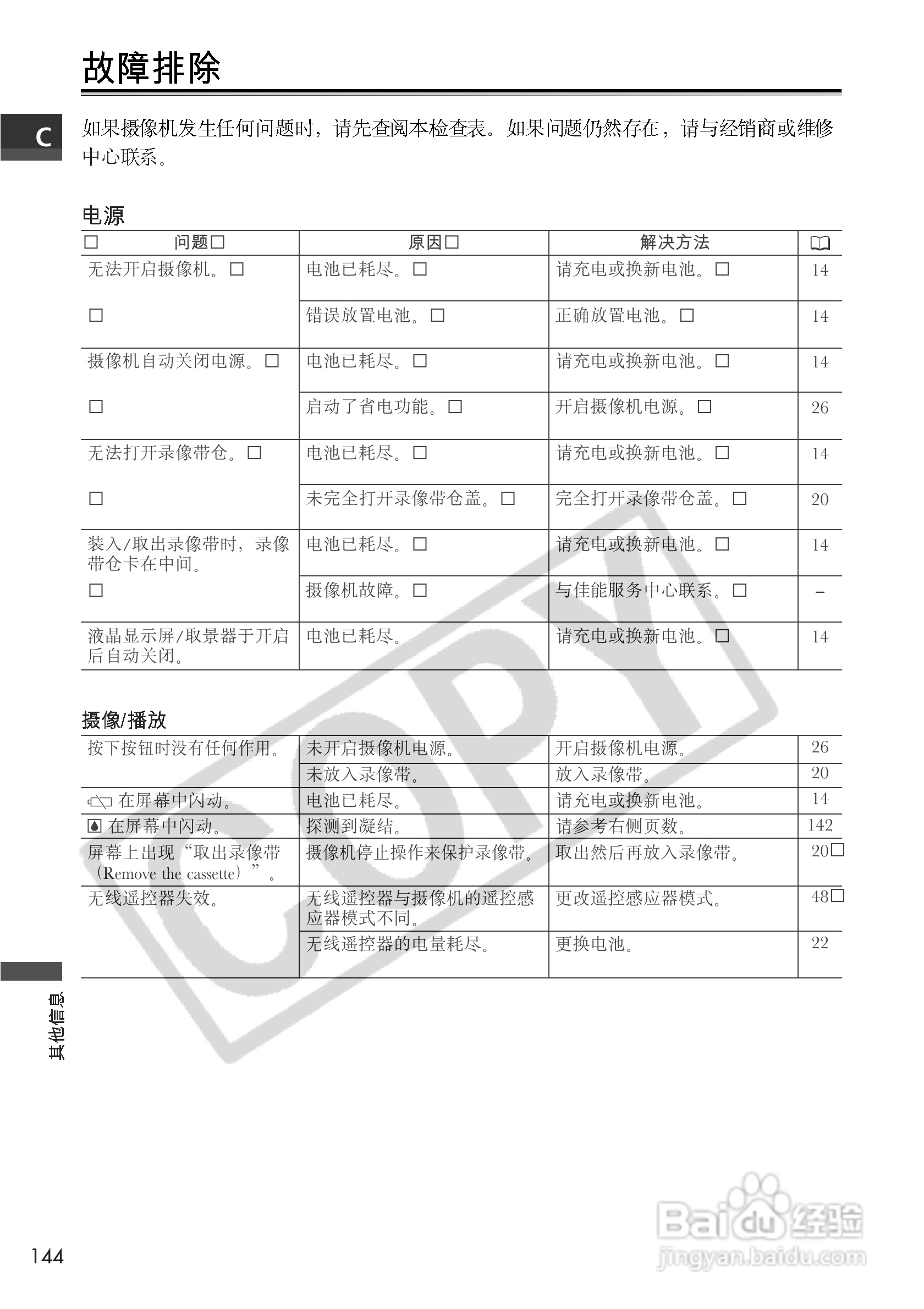 佳能MV600数码摄像机使用说明书:[15]