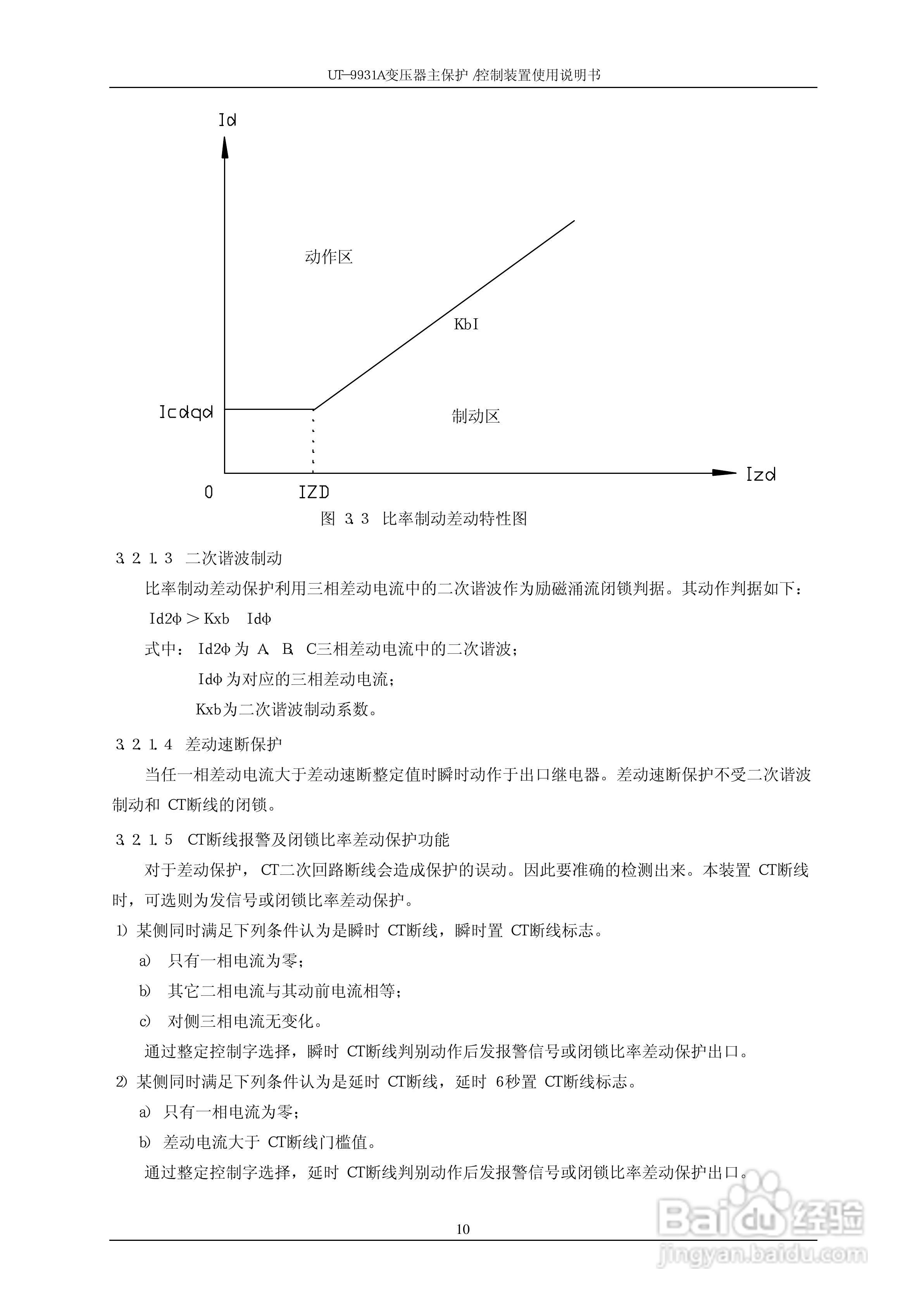 UT-9931A 变压器主保护/控制装置使用说明书:[2]