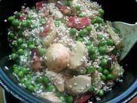 食补佳品腊味豌豆饭的做法的做法