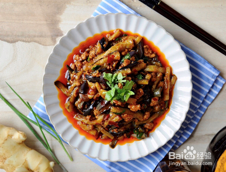 家庭自制肉末茄子