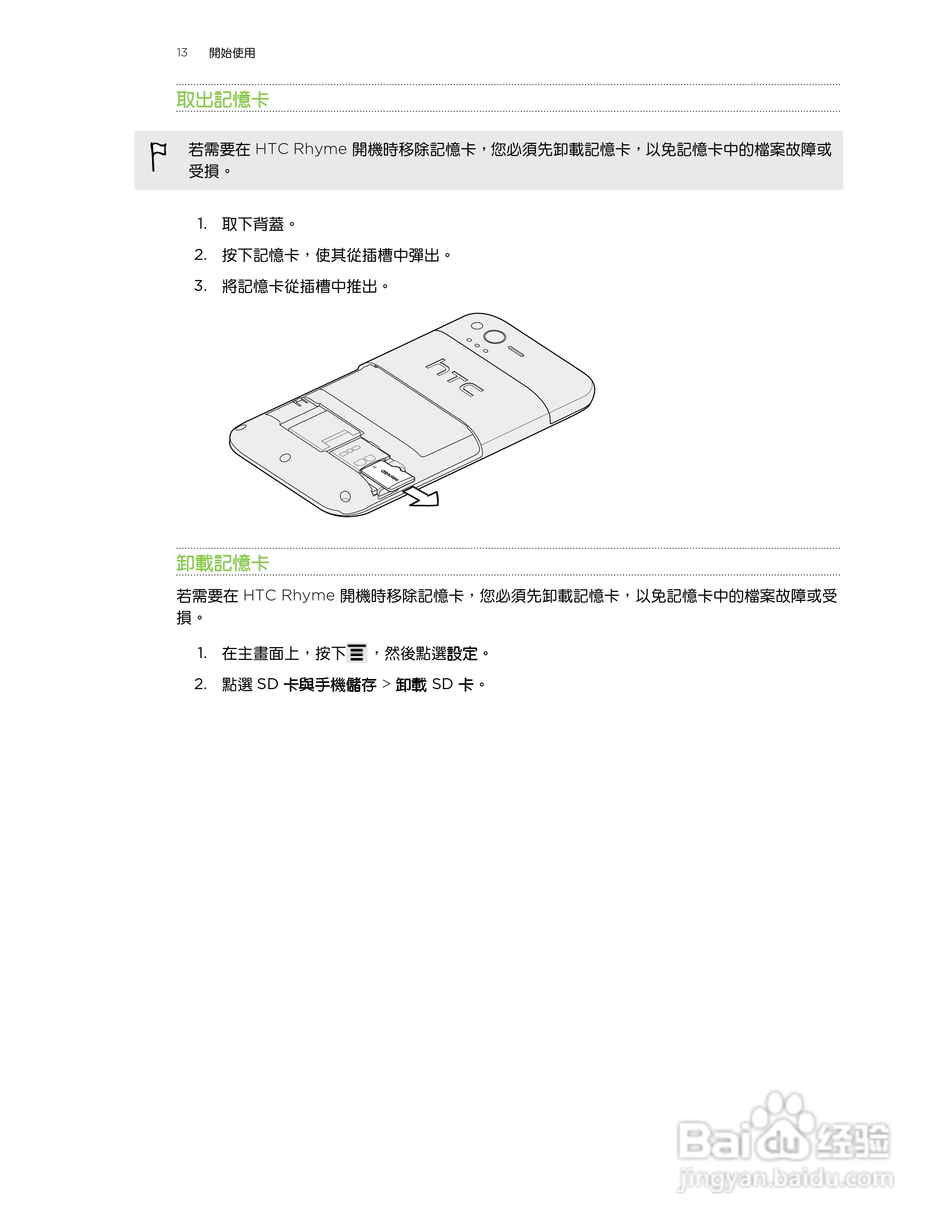 多普达HTC Rhyme S510b手机使用说明书:[2]