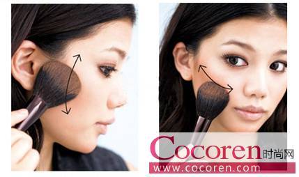 腮红的画法-婴儿肥和国字脸也能“瘦”