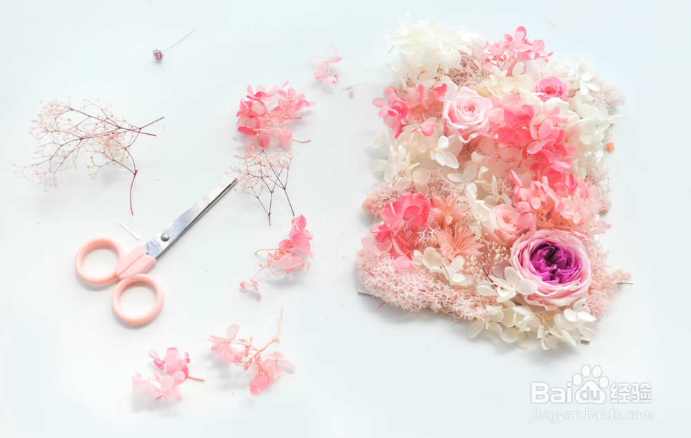 永生花盒的制作流程花栖国际花艺