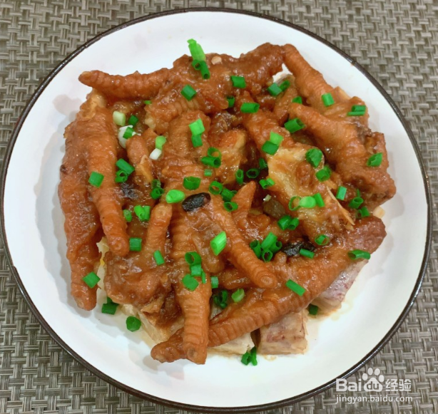 酱香凤爪蒸蒜头制作方法