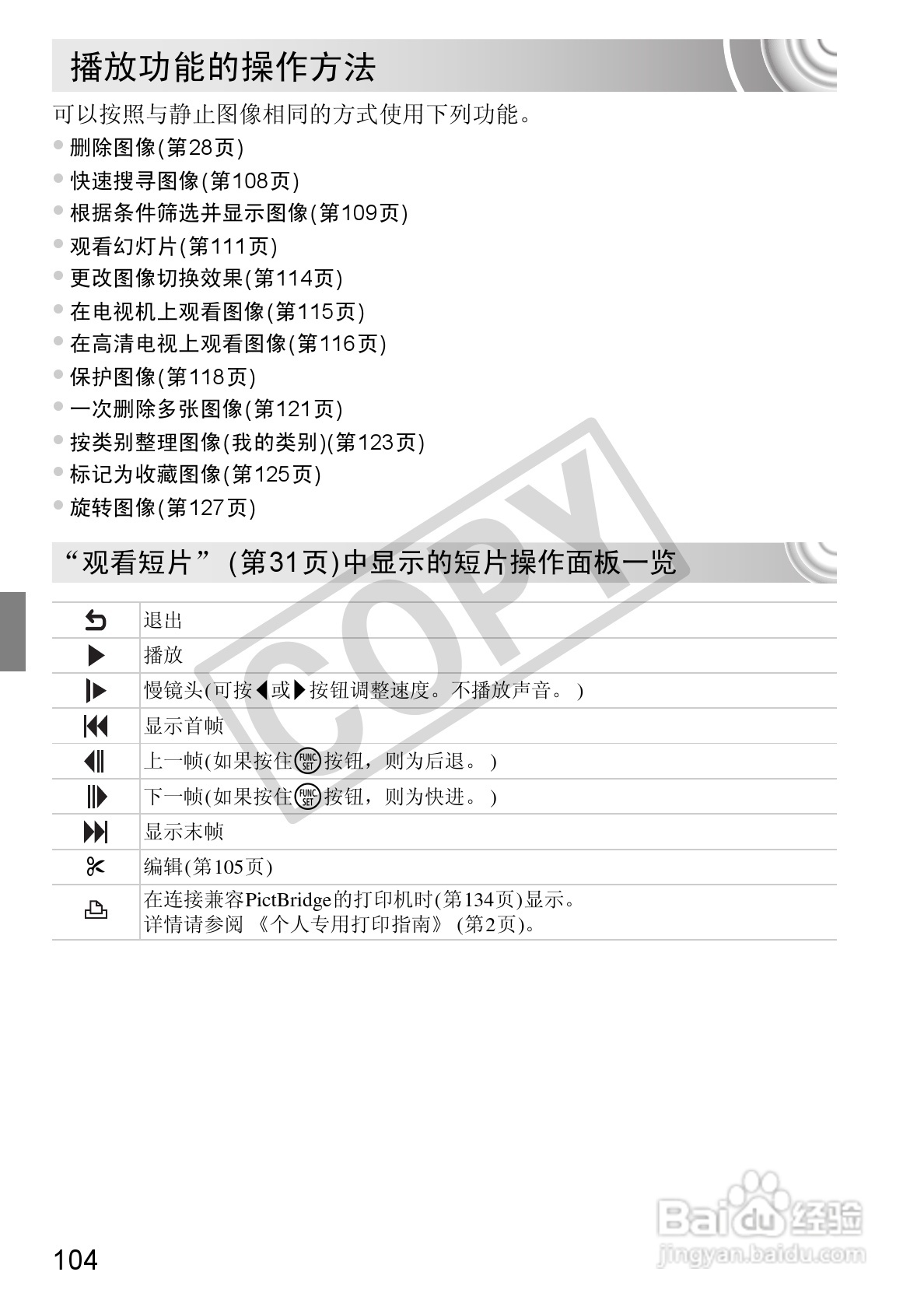 佳能DIGITAL IXUS 130数码相机使用说明书:[11]