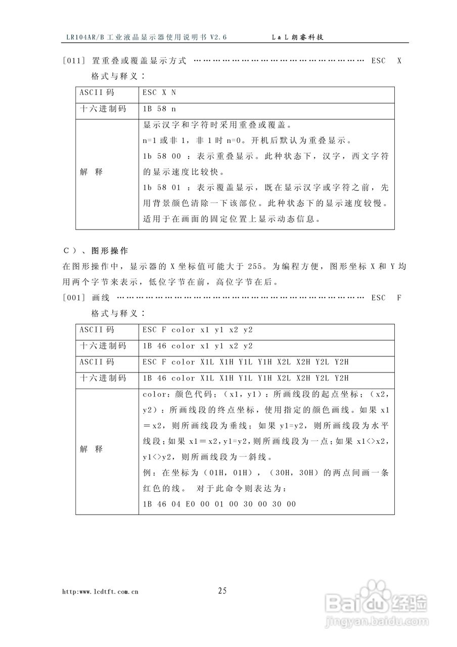 朗瑞LR104AR/B系列彩色工业液晶显示器使用说明书:[3]
