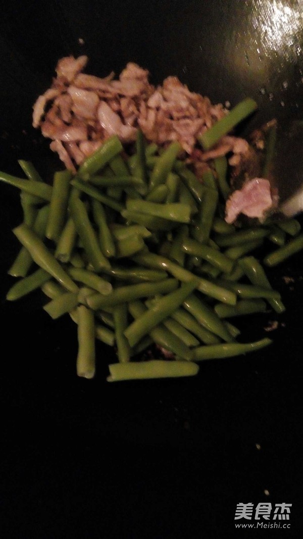 家常四季豆炒肉