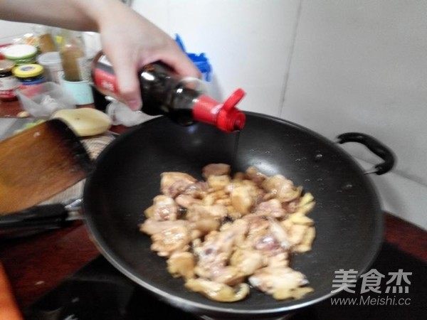 大盘鸡盖面的做法