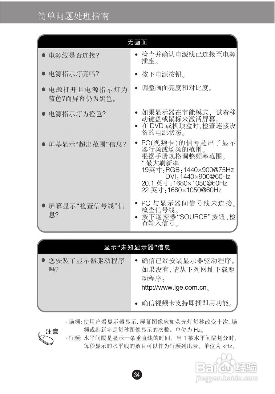 LG M228WA液晶显示器使用说明书:[4]