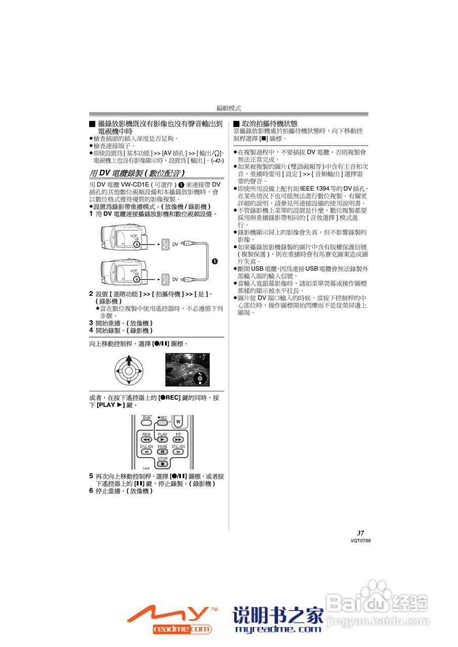 松下NV-GS230GC数码摄像机说明书:[4]