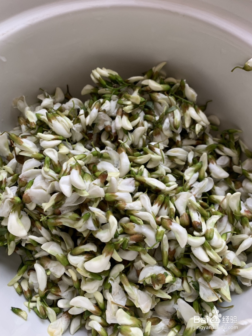 心心念念的鸡蛋炒槐花