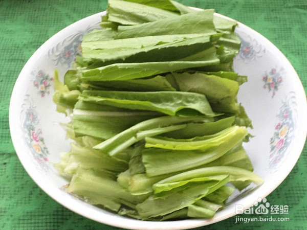 瓜皮油麦菜的做法