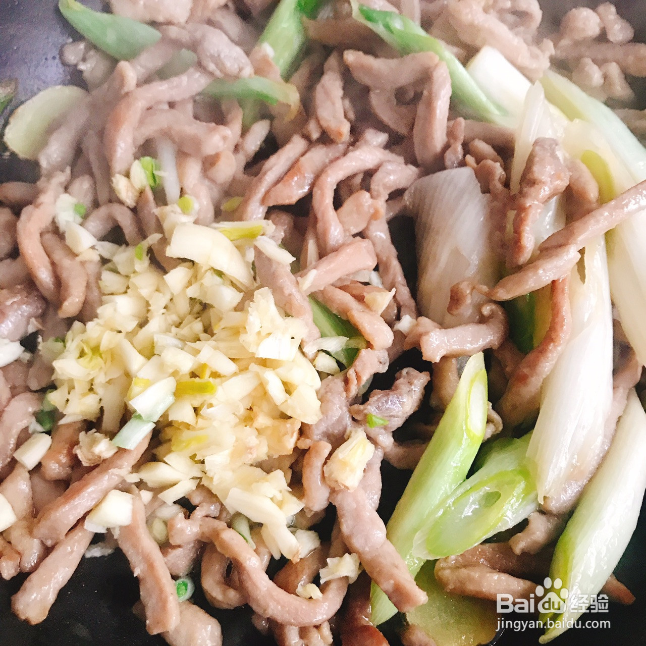 榨菜肉丝手工拉面的做法