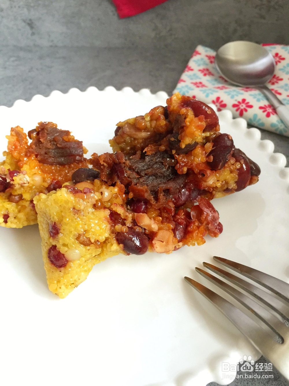 详细教你做蜜枣粽豆