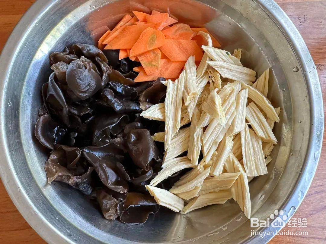 凉拌木耳腐竹怎么做