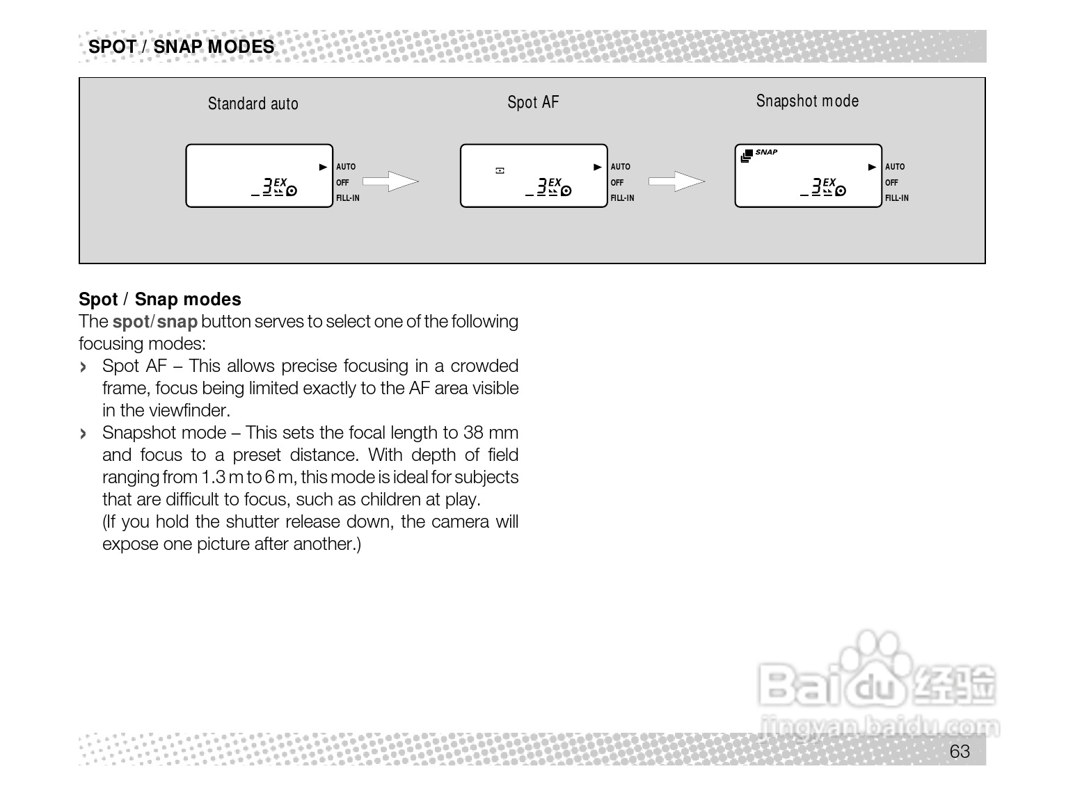 Rollei Prego 125型数码相机使用说明书:[7]