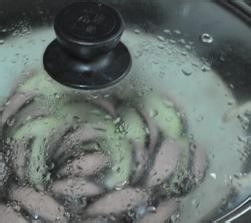 怎么做花开富贵之茄子酿肉。