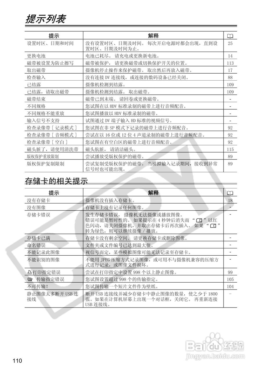 佳能MVX460数码摄像机使用说明书:[11]