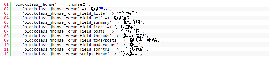 discuz自定义DIY模块类