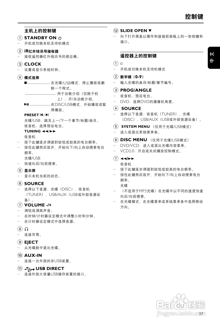 飞利浦MCD268/93 DVD微型影院使用说明书:[1]