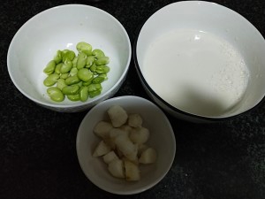 健康养生佳品豆浆蚕豆马蹄汤的做法