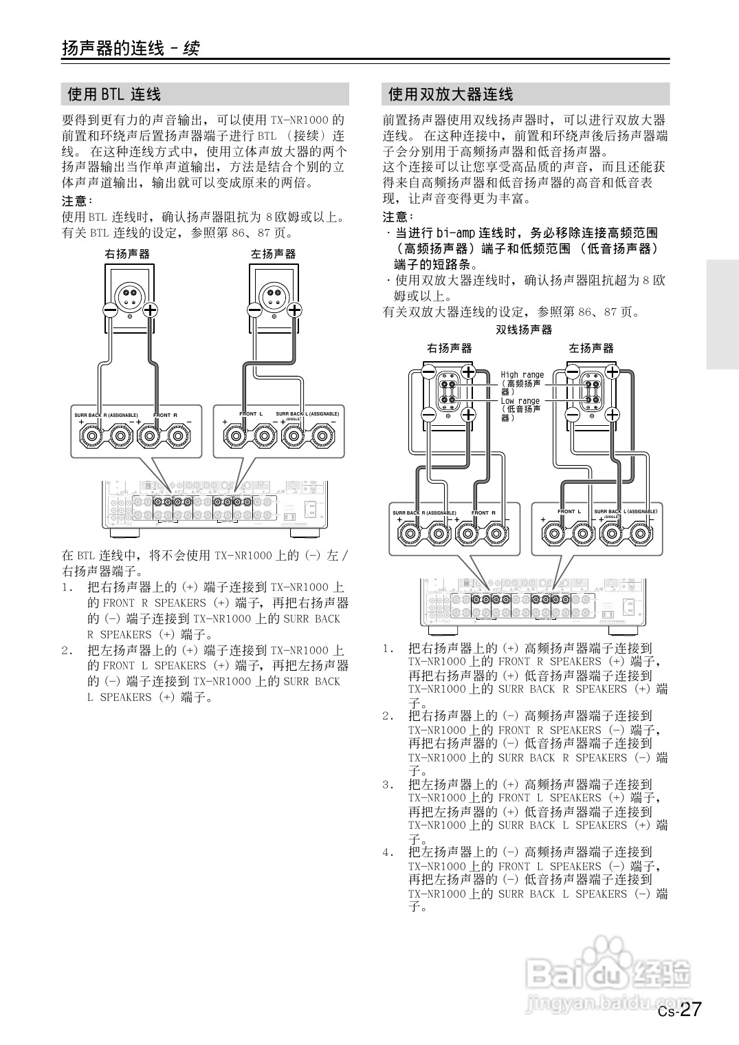 安桥AV接收机TX-NR1000型使用说明书:[2]