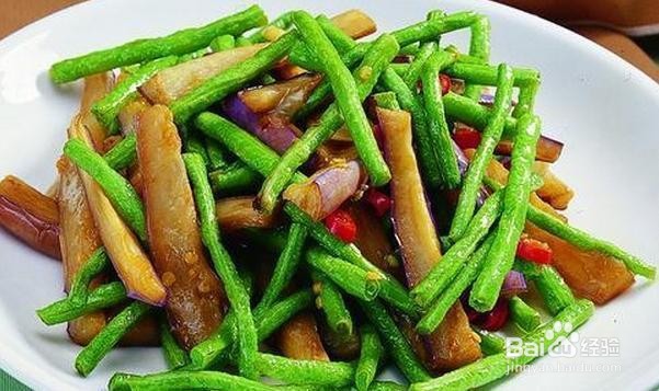 豇豆炖茄子的做法