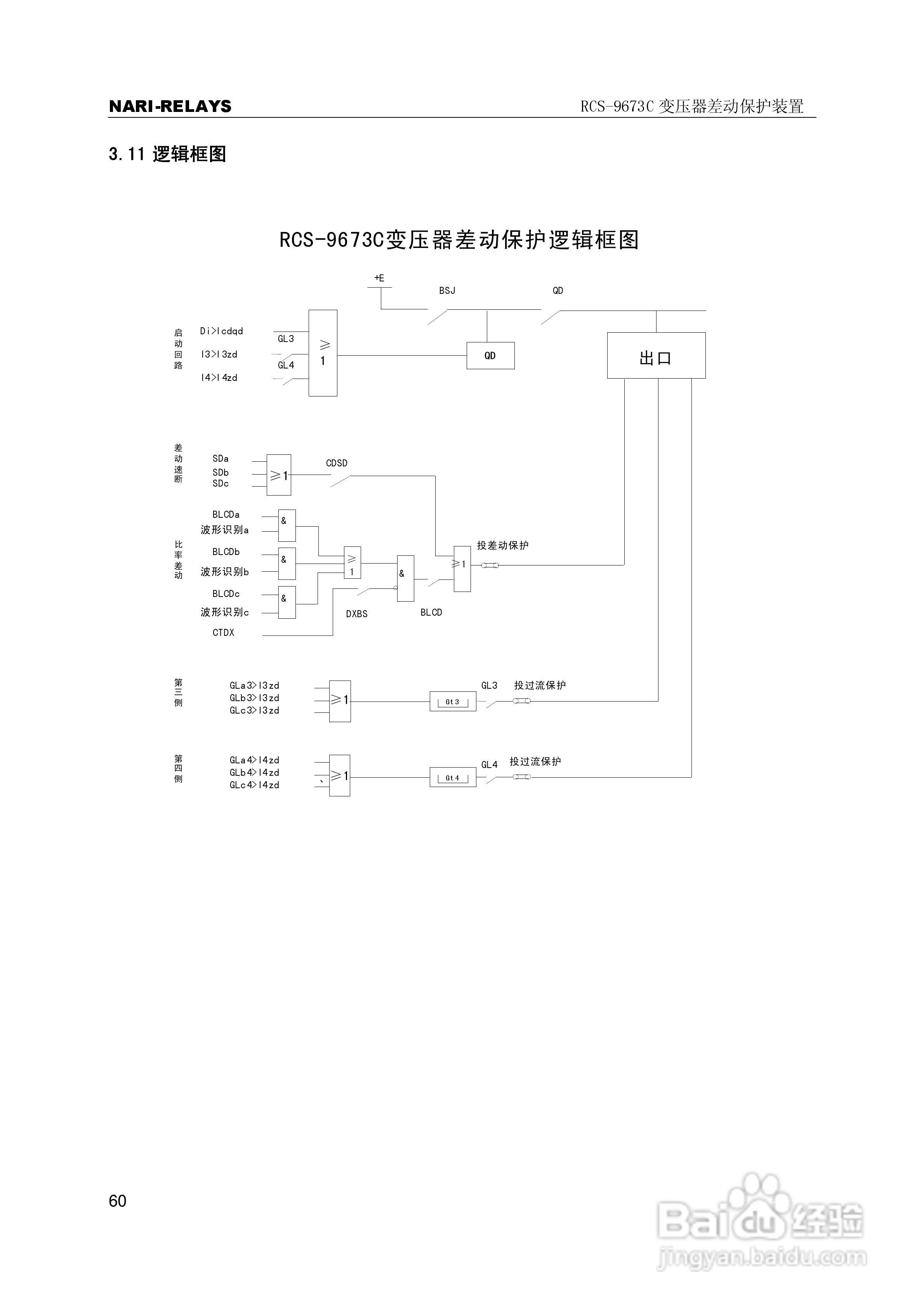 RCS-9000系列C型变压器保护部分使用说明书:[7]
