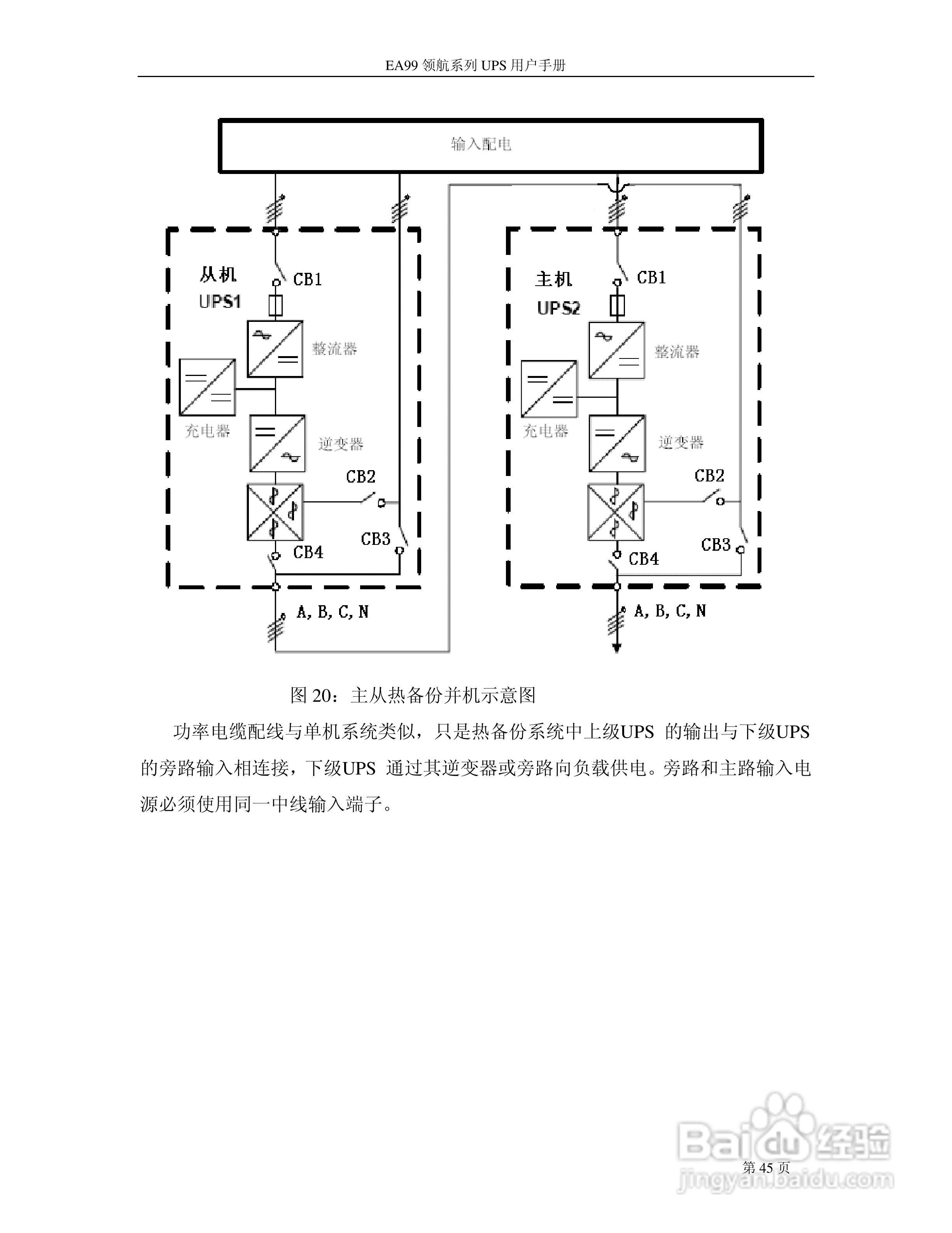 易事特EA99系列UPS电源说明书:[5]