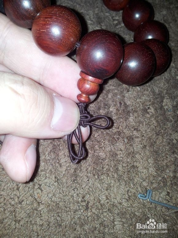 紫檀手链完成的关键—— 平安结系法