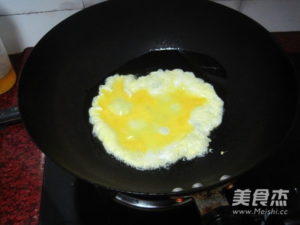 菜心蛋炒面的做法