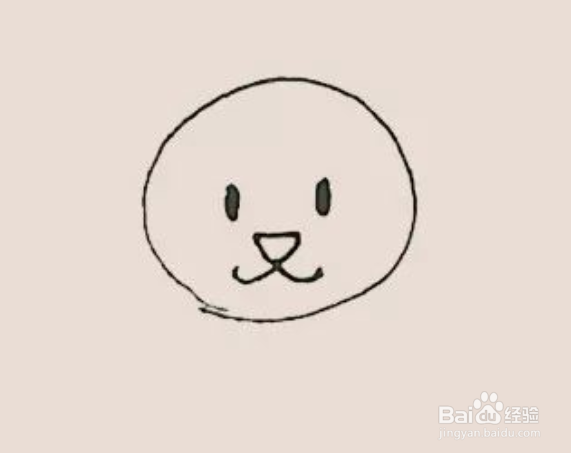 爱吃萝卜的小白兔简笔画