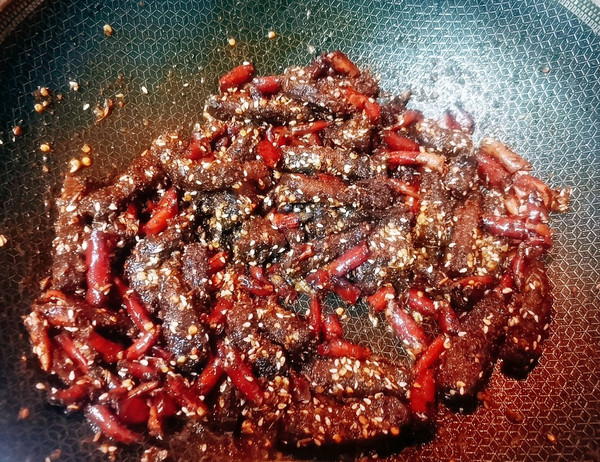 自制麻辣牛肉干