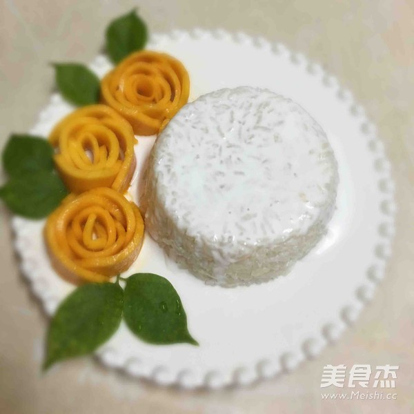芒果糯米饭的做法