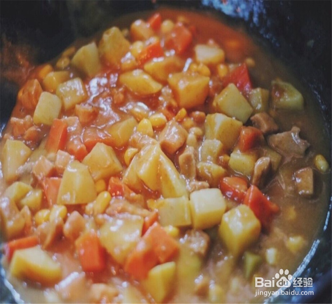 清甜软糯—玉米咖喱饭