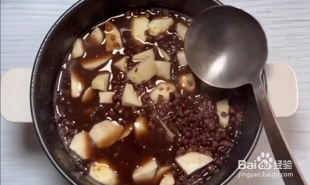 怎样制作桂花红豆芋头汤