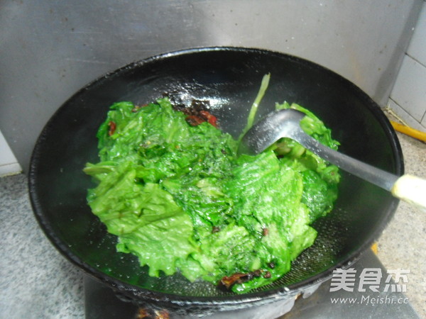 爆炒生菜的做法