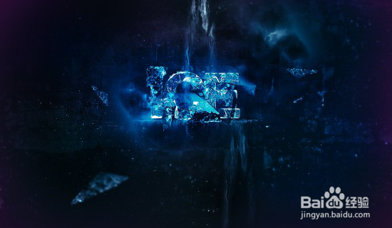 怎样创建超炫的冰霜特效字体