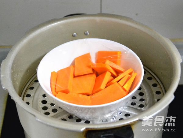 我对你是“蒸”的!-南瓜蒸蛋糕