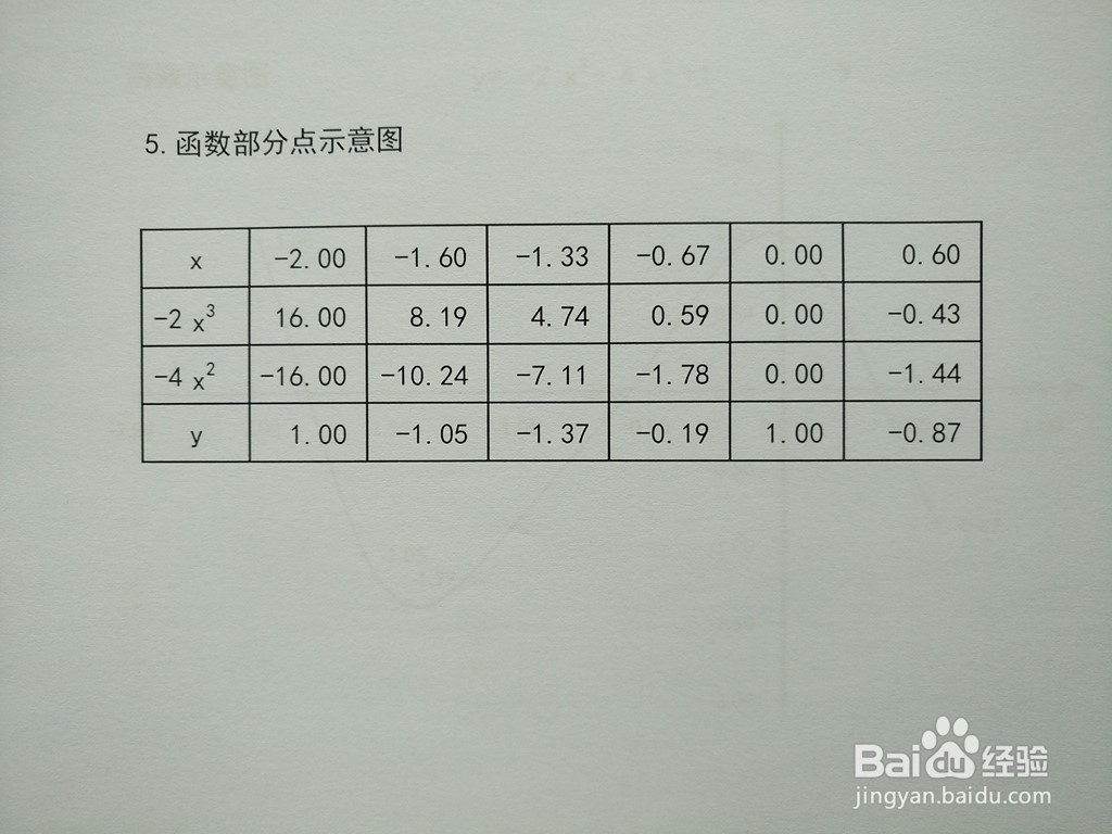 函数y=-2x^3-4x^2+1的图像