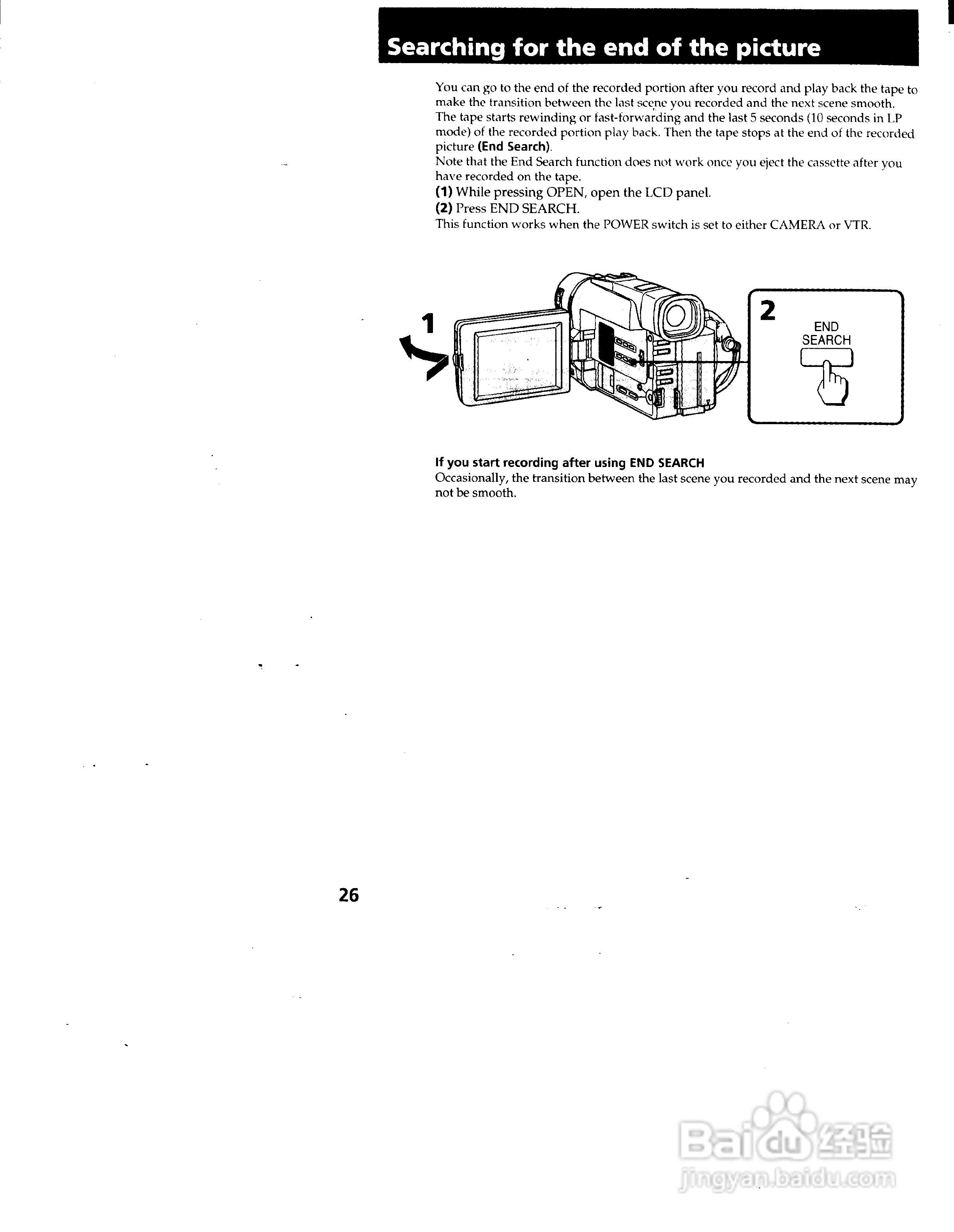 索尼CCD-TRV99模拟摄像机说明书:[3]