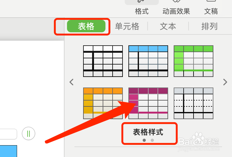 Keynote演示文稿如何插入表格？
