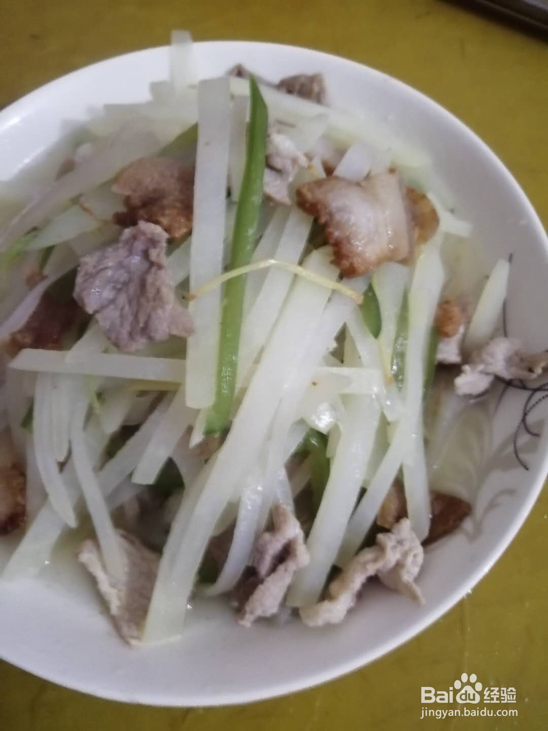 土豆丝青椒炒肉