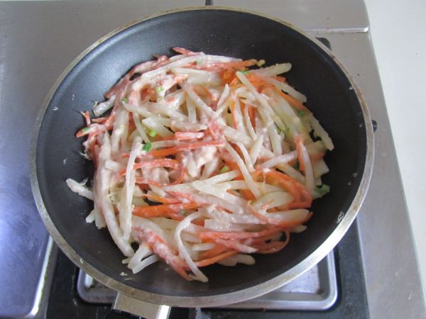 胡萝卜土豆丝饼