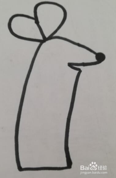 小老鼠的画法 小老鼠的简笔画