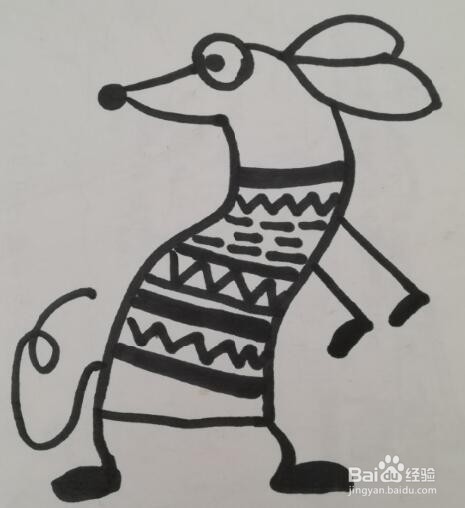 小老鼠的画法 小老鼠的简笔画