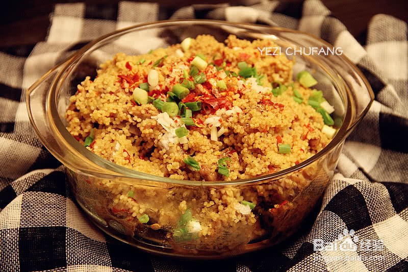 小米蒸排骨的做法