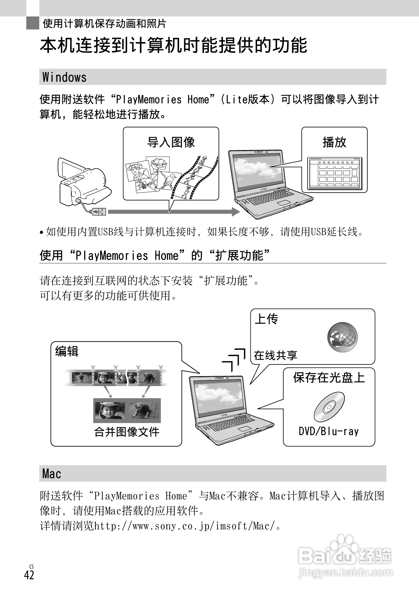 索尼HDR-CX190E数码摄相机使用说明书:[5]