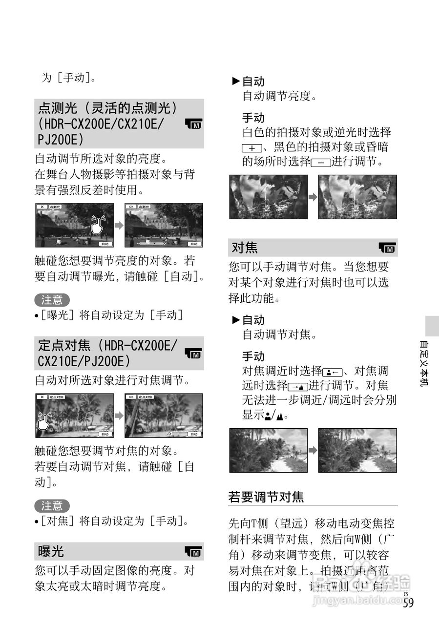 索尼HDR-CX190E数码摄相机使用说明书:[6]